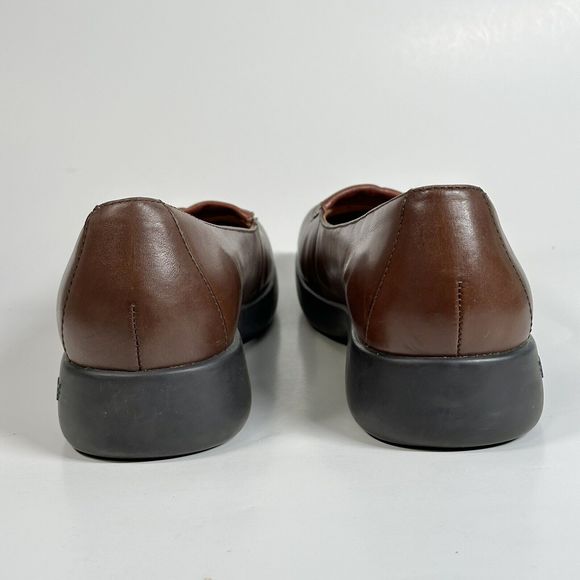 DANSKO Desiree Brown Leather Loafers Womens US Size 6.5-7 EU 37 Made In Brazil - Picture 5 of 16